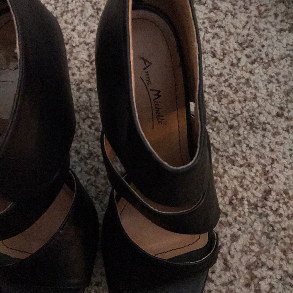 Black Caged Heels - image 4